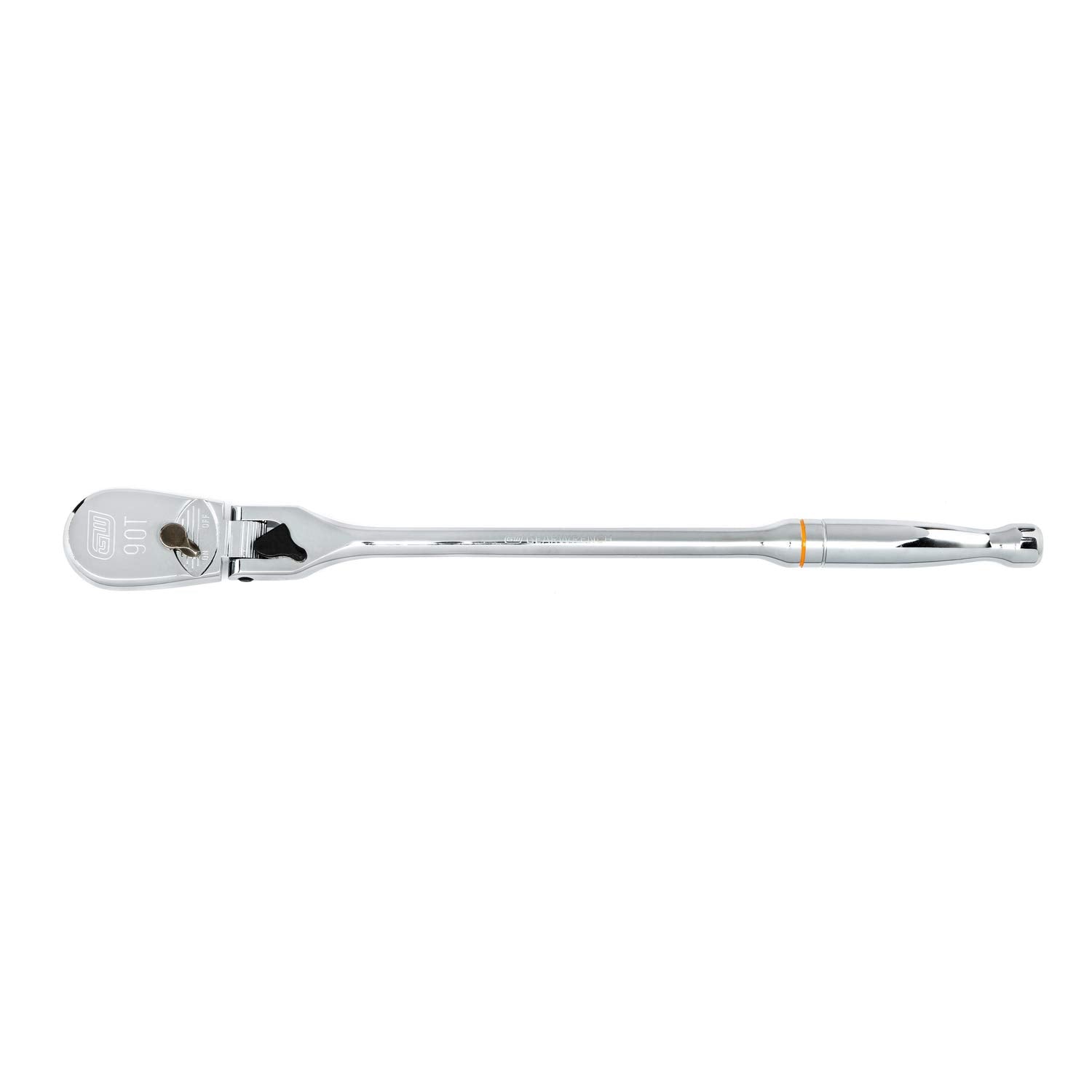 GEARWRENCH 1/2" Drive Locking Flex Head 90 Tooth Teardrop Ratchet 17" - 81362T, Multi, One Size