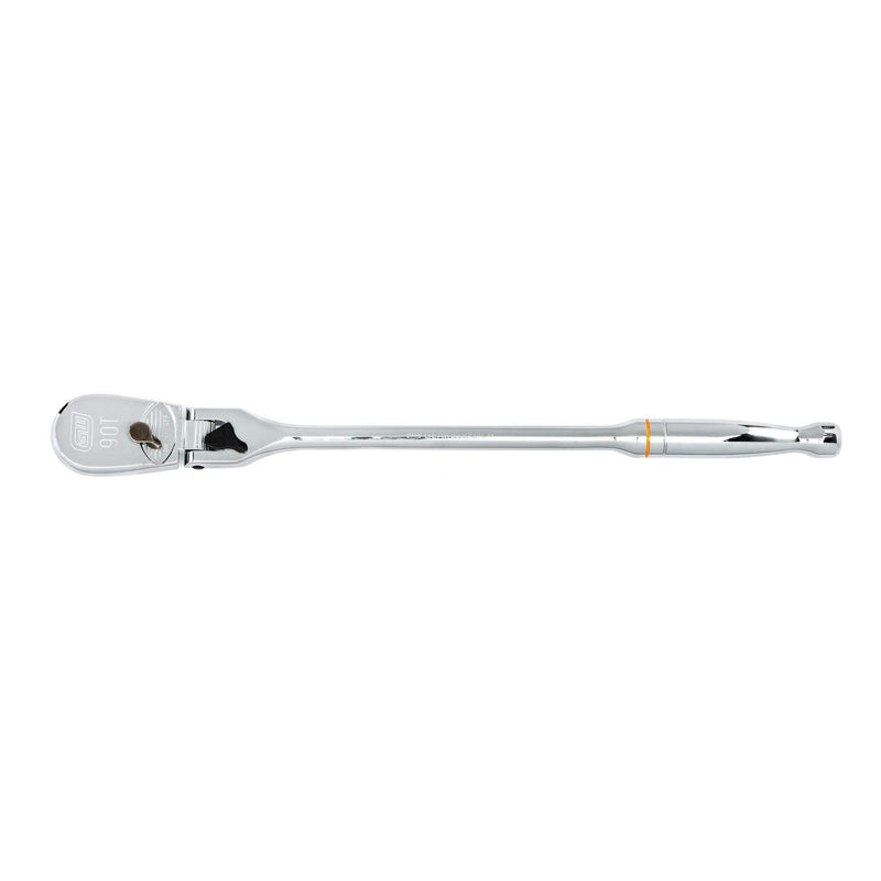 GEARWRENCH 1/2" Drive Locking Flex Head 90 Tooth Teardrop Ratchet 17" - 81362T, Multi, One Size