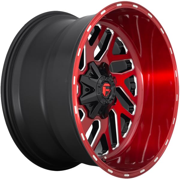 1PC FUEL TRITON 20x10 6x135.00/6x139.70 CANDY RED MILLED (-19 mm) Wheel Rim