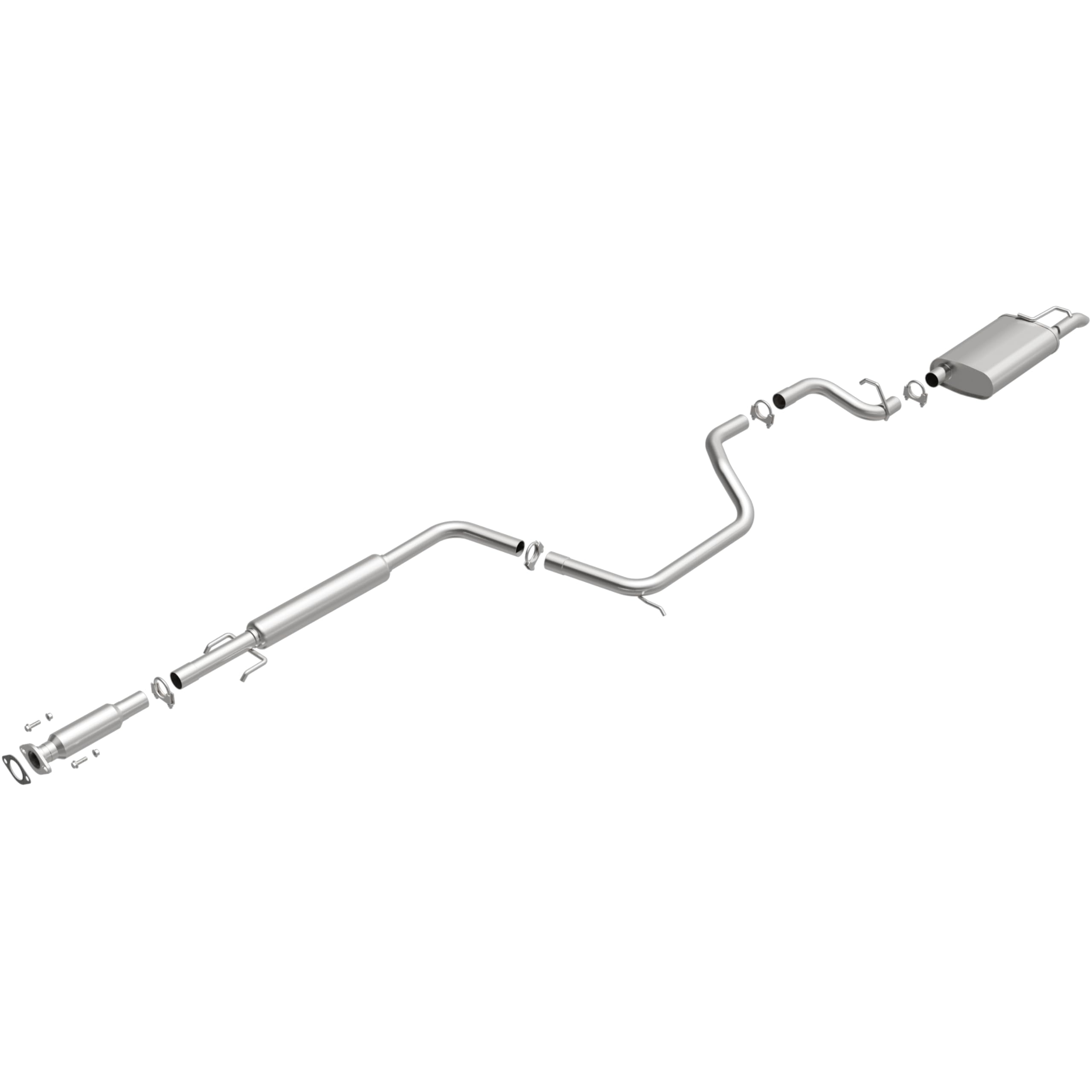 Replacement BRExhaust Exhaust System Kit 106-0648: Compatible with 1996-1999 Ford Taurus, 1996-1999 Mercury Sable 3.0L