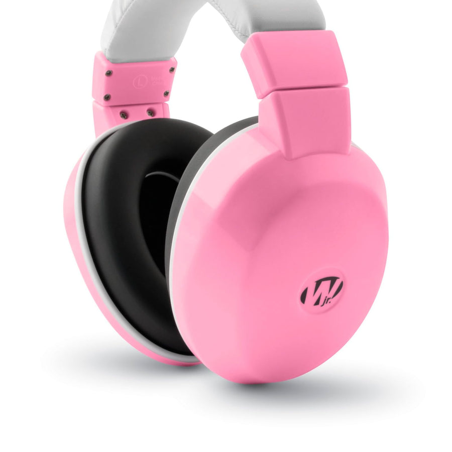 Walker's Passive Infant Muffs, 23dB Noise Reduction Rating Loud Sounds Shooting Hearing Protection Passive Muffs for Infants/Toddlers, Attachable Growband Included, Pink