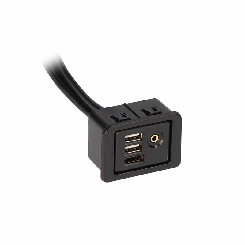 AXXESS - Replacement USB/AUX/HDMI Panel 6 Feet - Chrysler/Dodge/Jeep (AXUSB-RAM1-6)