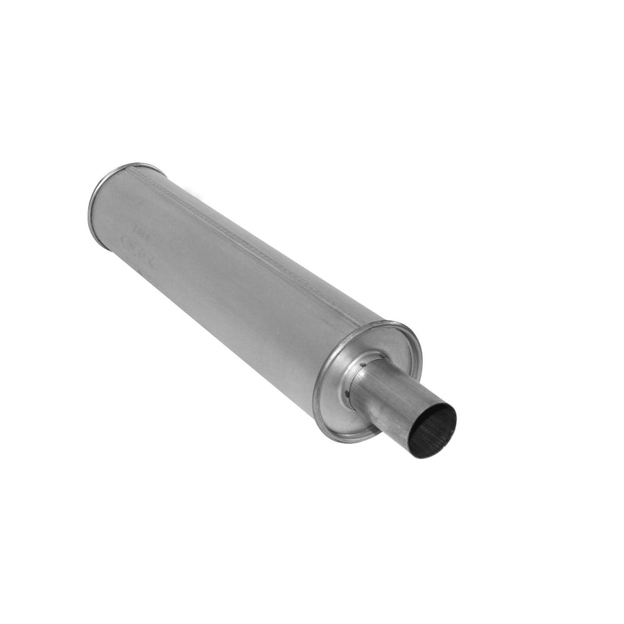 700486 nobrandname Muffler - MSL Maximum Round Body - D5" X L22" 28.25" OAL 2.38" ID / 2.25" ID Config. C/CR Muffler - MSL Maximum