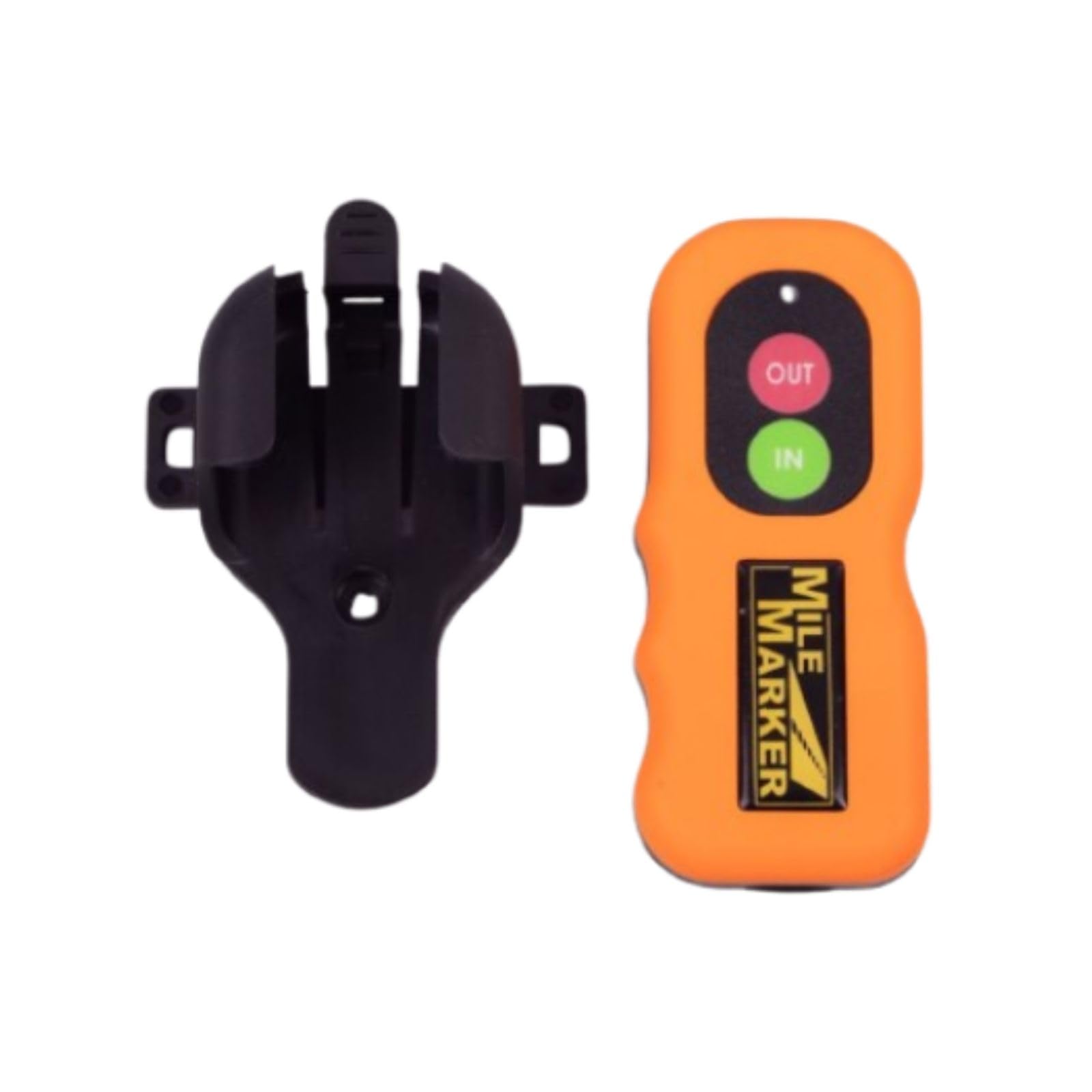 Mile Marker Plug & Play Wireless Remote 7076 - Adaptable to Any Electric Winch - Weatherproof Design - Shock Resistant Transmitter with LED Feedback - No Cutting or Splicing Required for Installation