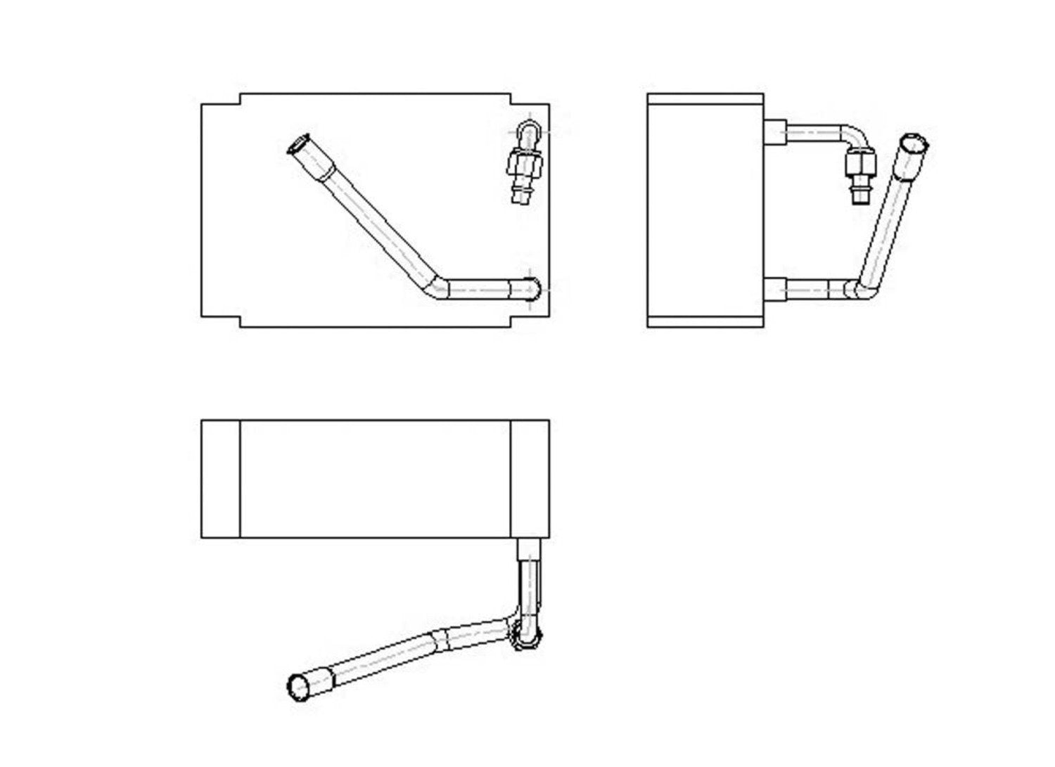 Replacement TYC 96075 Heater Core