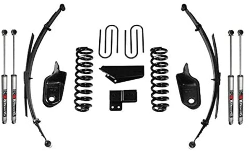Skyjacker Suspension Lift Kit 186BKS-M w/Shock M95 Performance Shocks 6 in. Lift Incl. Front/Rear Springs Brackets Rear U Bolt Kit