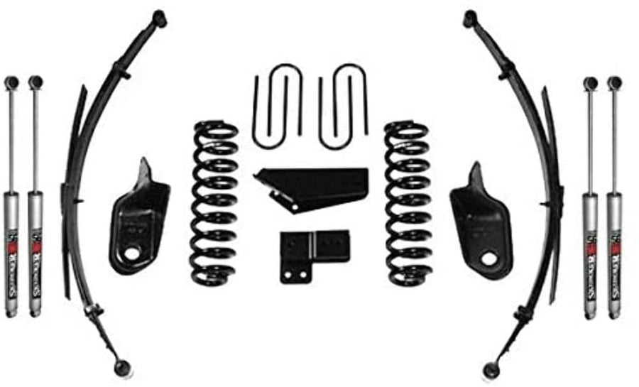 Skyjacker Suspension Lift Kit 186BKS-M w/Shock M95 Performance Shocks 6 in. Lift Incl. Front/Rear Springs Brackets Rear U Bolt Kit