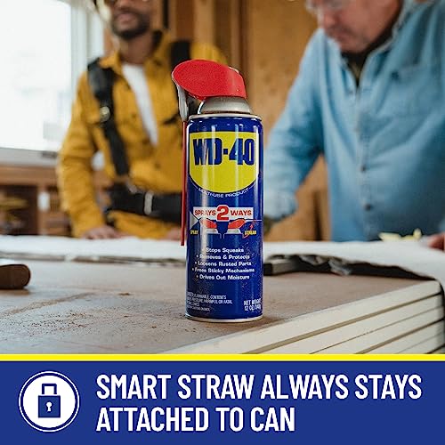 WD-40 Multi-Use Product Sprays 2 Ways with Smart Straw, 8 OZ