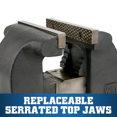 6" Jaw Width Wilton Shop Bench Vise, 6" Max Jaw Opening, 3-1/2" Throat (Model WS6)