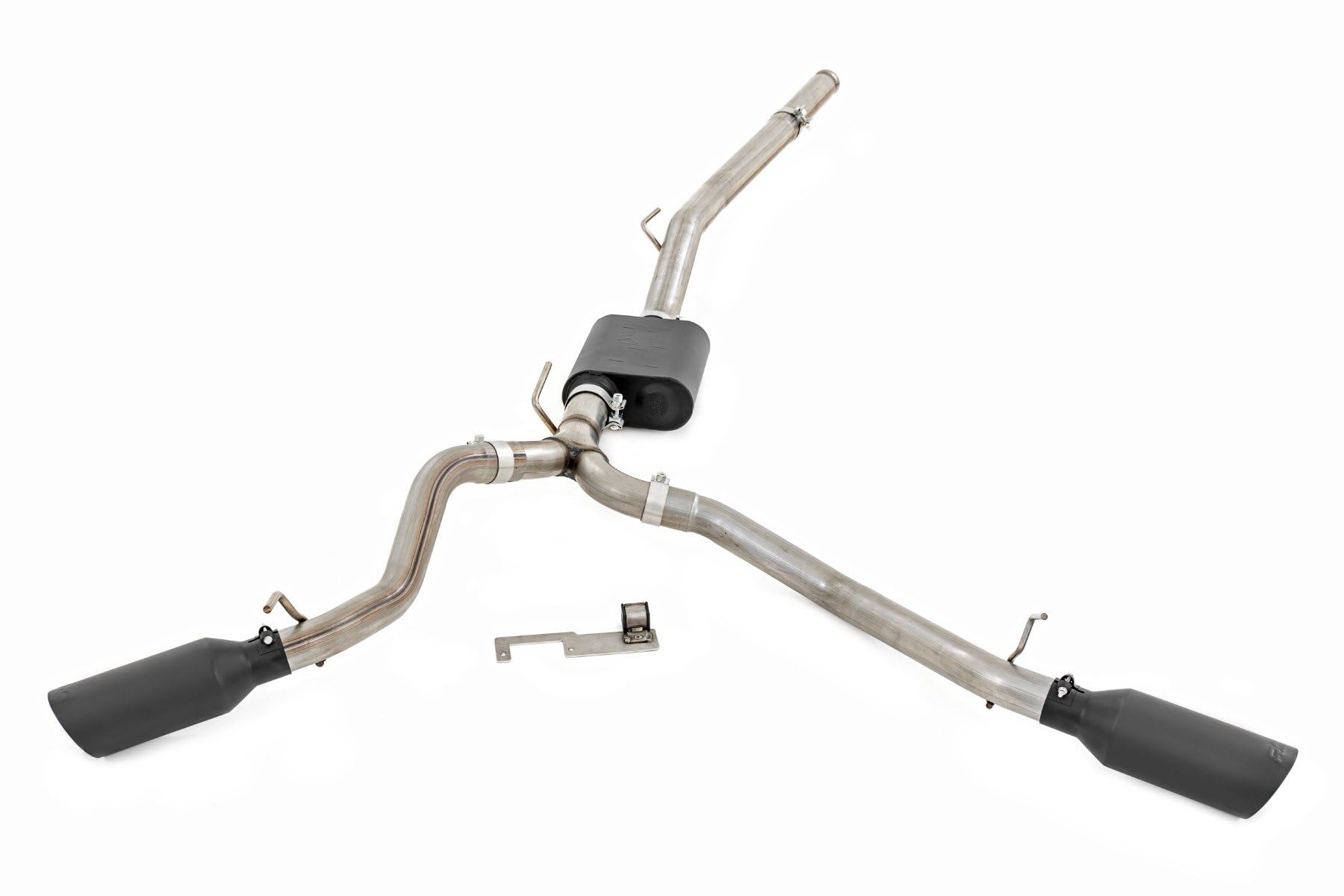 Rough Country Cat-Back Dual Exhaust for 2020-2024 Jeep Gladiator | 3.6L - 96015