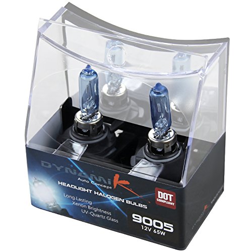 9005 Spec-D Tuning 2 Piece 12V 65W 4200K Beam Head Lights Halogen Replacement Left + Right Pair
