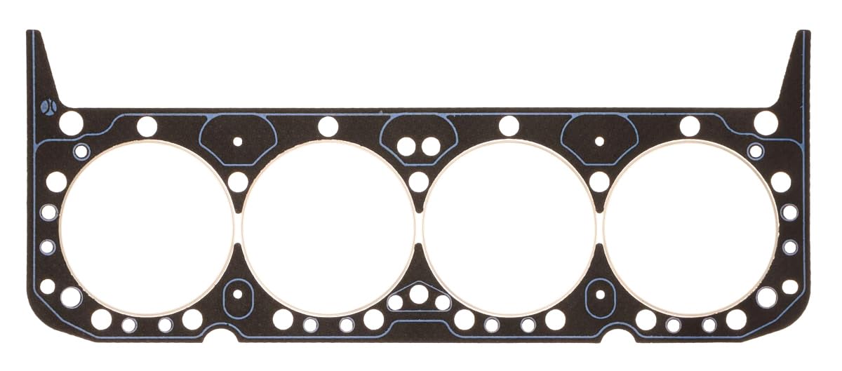 SCE Cylinder Head Gasket, Vulcan Cut Ring, 4.125 in Bore, 0.039 in Compression Thickness, Steel Core Laminate