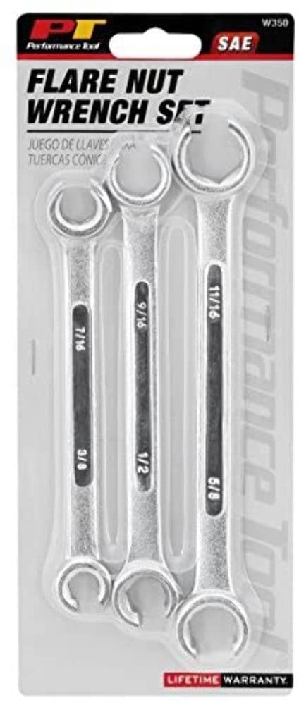 W350 Wilmar SAE Flare Nut Wrench Set, 3 Piece