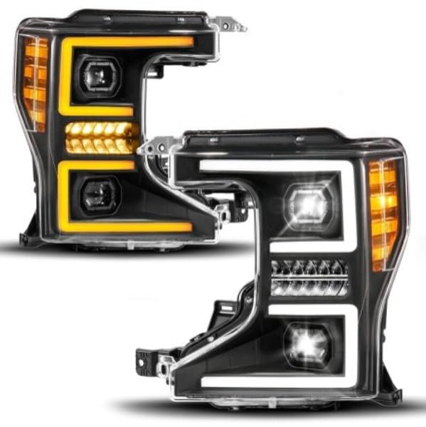 Z-Series ANZO 20-22 Ford Super Duty (Halogen) Full LED Proj Headlights SeqSig - Pass. Side ONLY