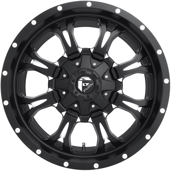 FUEL OFF-ROAD 17X9 KRANK 5X5.0/5.5 5.04 1mm MATTE BLACK MILLED - D51717905750