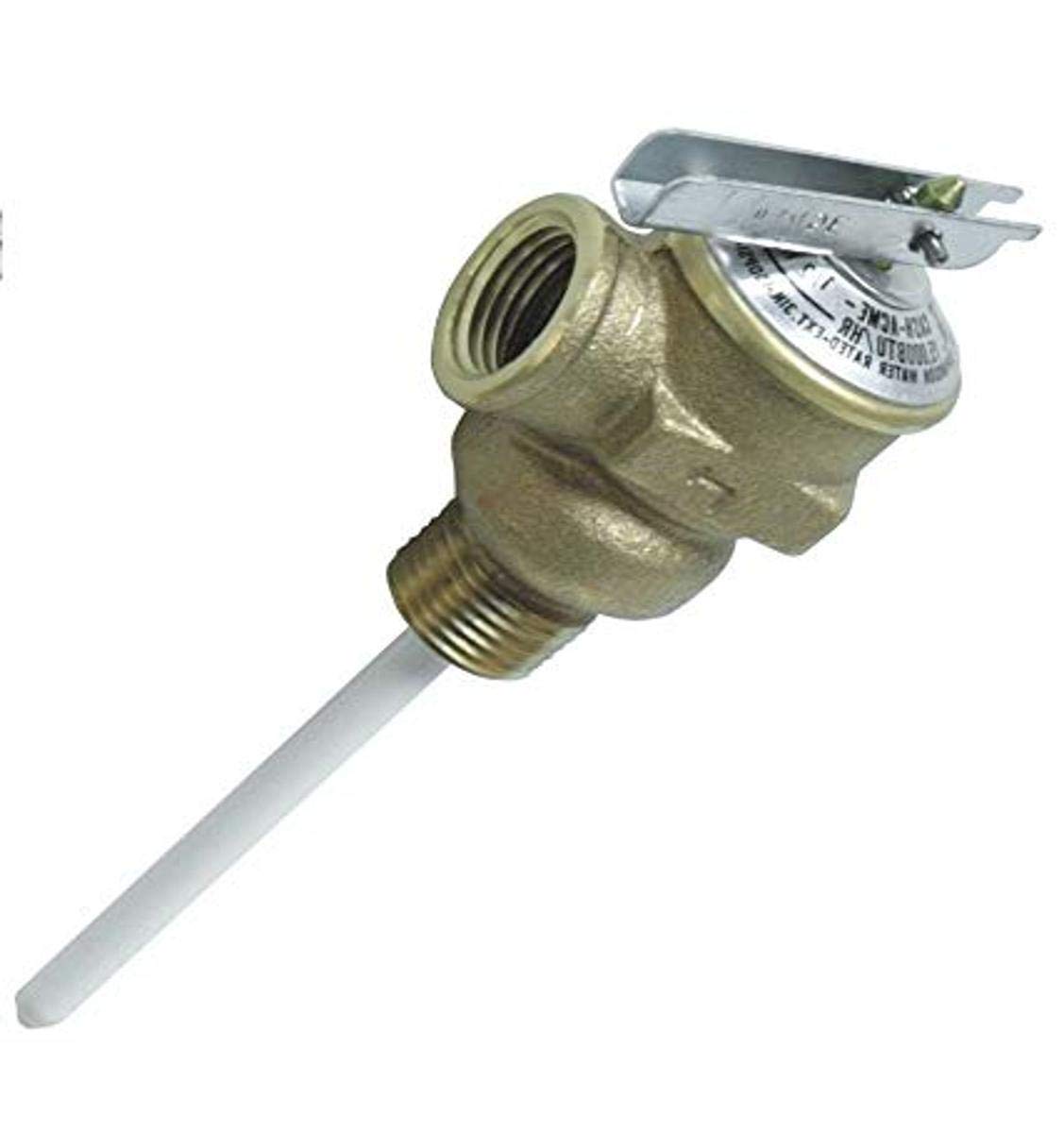 1/2" Camco Temperature and Pressure Valve with 4" Probe