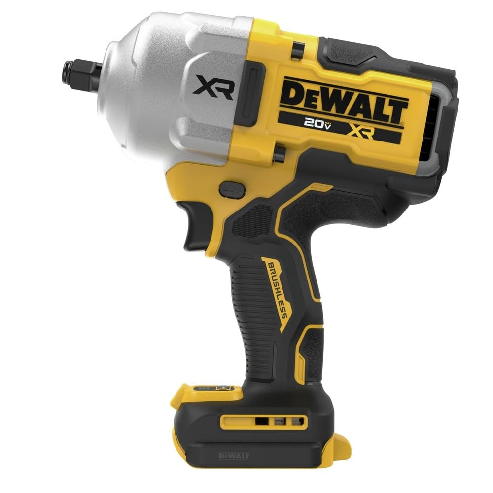 DEWALT 20V MAX Impact Wrench Cordless, 1/2" Hog Ring, High Torque, Brushless, Bare Tool Only (DCF961B)