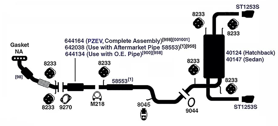 Muffler AP Exhaust 40147 (Welded Assembly)
