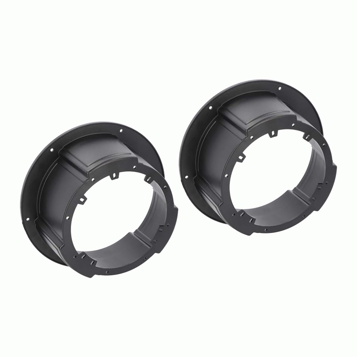 Metra Pair of 82UNIV65POD Universal Speaker Adapter Plates Surface Mount 6.5-Inch or 6.75-Inch-Black