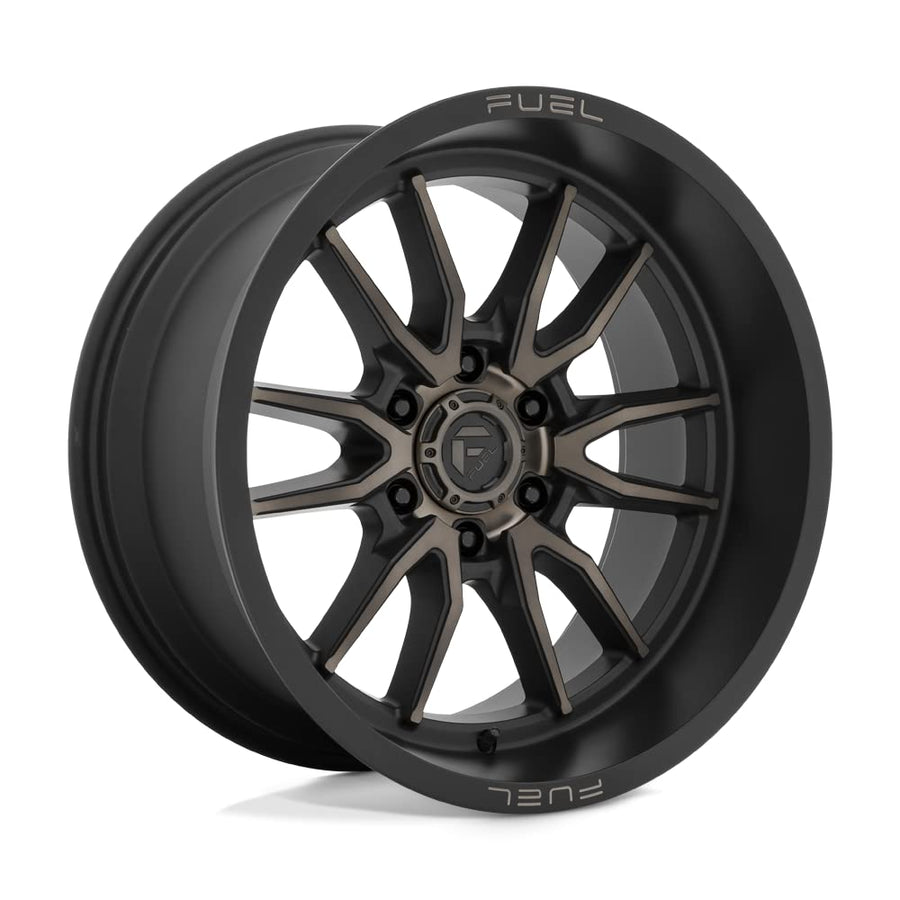 D762 FUEL OFF-ROAD CLASH 17X9, 6X135, 4.53, 12mm MATTE BLACK DOUBLE DARK TINT - D76217908945