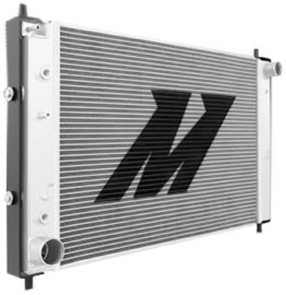 Mishimoto Bracketed MMRAD-MUS-97BA Aluminum Radiator Compatible With Ford Mustang Automatic 1997-2004 Silver