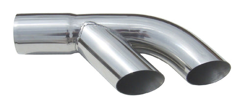 Pypes EVT13 Performance Exhaust: Exhaust Tail Pipe Tip Set 76-81 Pontiac Trans Am 3 in Inlet To Dual 3 in Split Outlet Slip-Fit Clamp On Pair