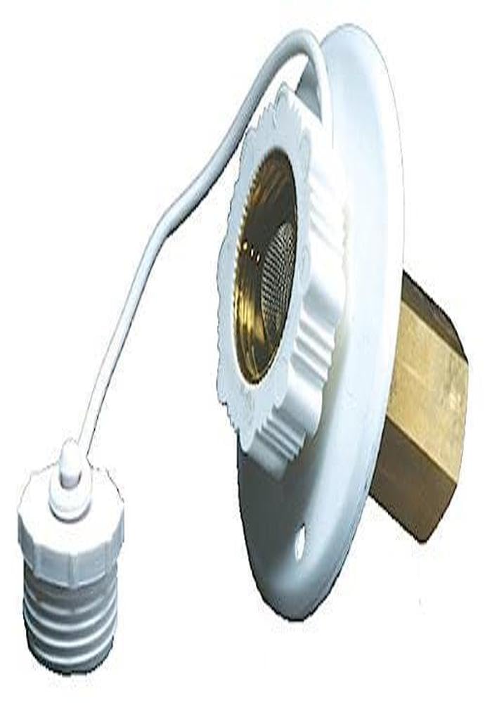 Aqua Pro Polar White 27881 Metal Surface Mounting Flange with 1/2" Female Pipe Thread