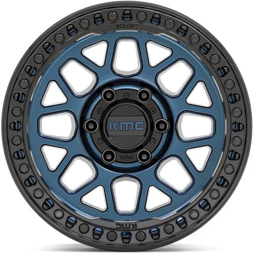 KMC Wheels 17X8.5 GRS 6X5.54.75 0mm MIDNIGHT BLUE WITH GLOSS BLACK LIP - KM54978568900
