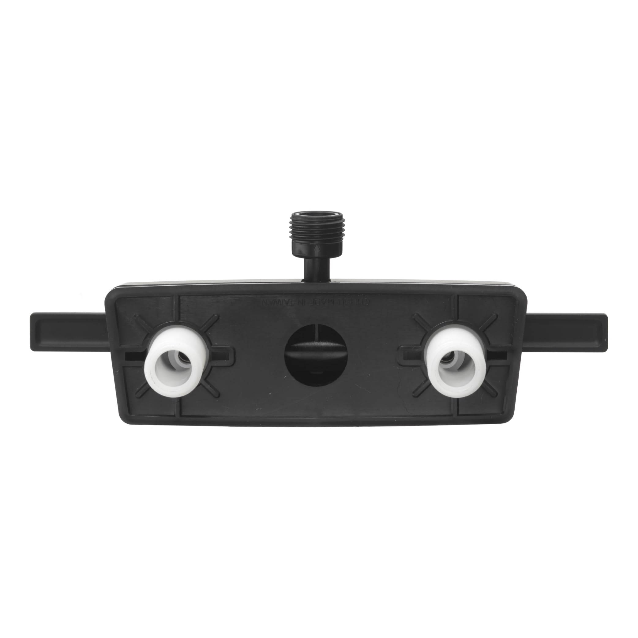 Dura Faucet Modern RV Shower Faucet Valve Diverter (DF-SA100M-MB) – Matte Black, Dual Lever Handles, 4-Inch Center, Lightweight Construction, Lead-Free, Easy 2-Hole Installation
