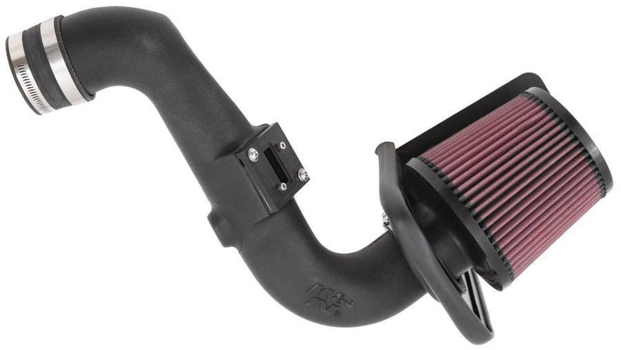 Cold Air Intake System K&N: High-Flow Air-Filter, Increase Performance & Horsepower: Compatible with 2014-2019 FORD Fiesta ST, 63-2587