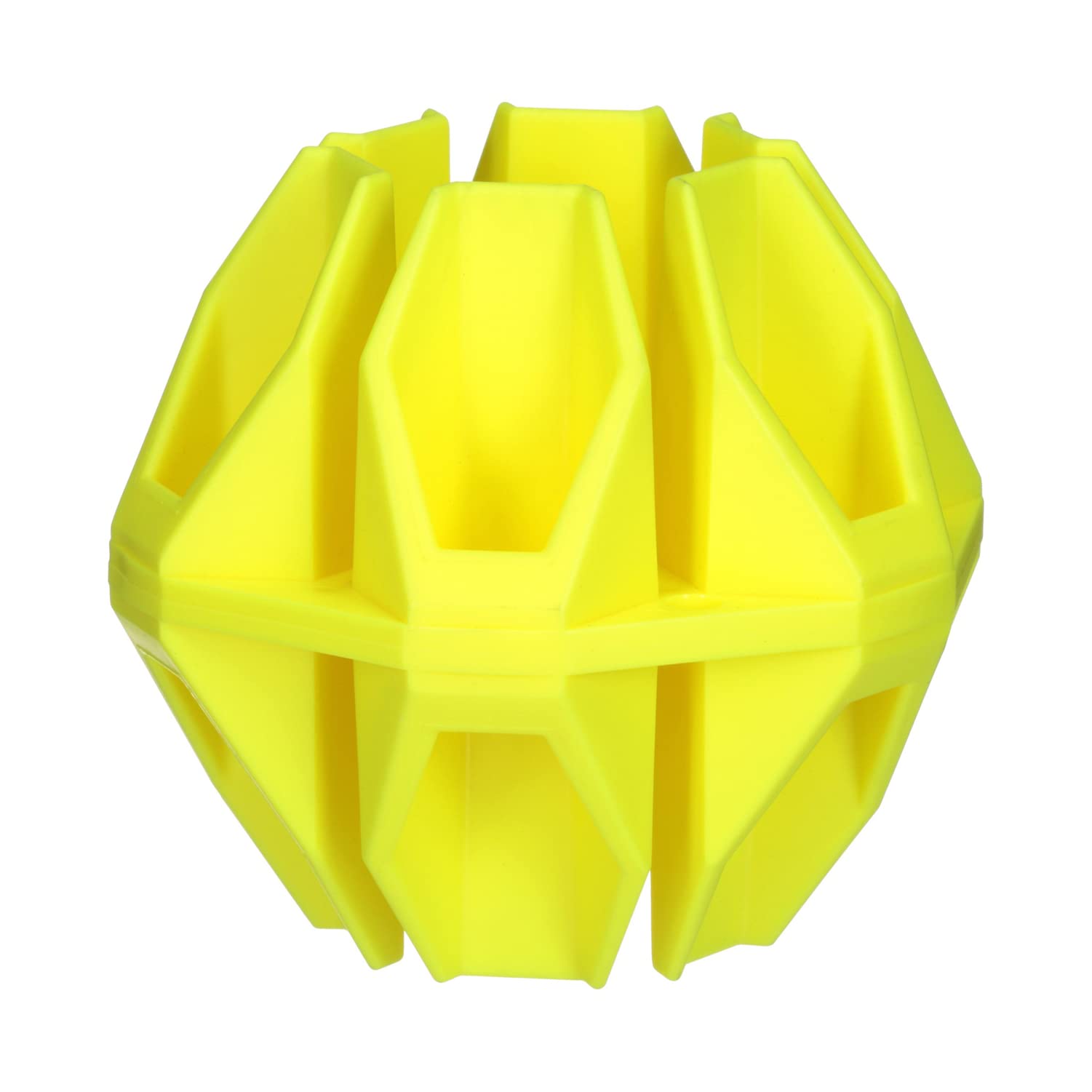 Ground Strike BIRCHWOOD CASEY Hex Target Ball for Outdoor Shooting - Durable Long-Lasting Highly Visible Yellow 6" Ball Resealable Target Rated for All Calibers from .22 up