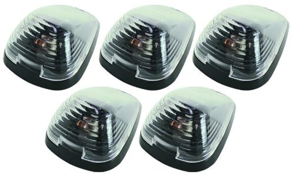 Pacer Performance Hi-Five 20-220SK Smoke Chevy Style Cab Roof Light Kit, (Pack of 5)