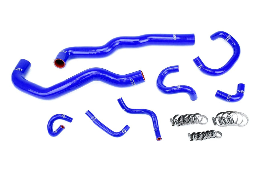 HPS Performance Silicone Blue Radiator, Heater, Throttle Body Coolant Hose Kit Compatible for 1998-2005 Lexus GS300 GS400 2JZ-GTE VVT-i Swap, 57-2081-BLUE
