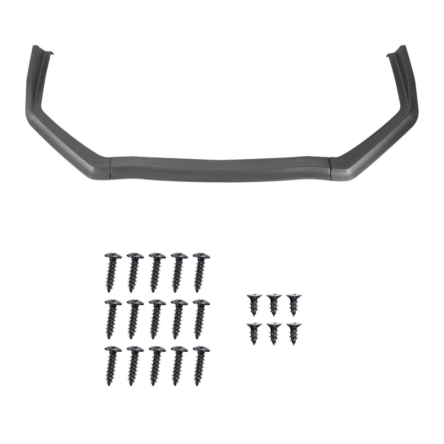 3PC Spec-D Tuning Black Front Bumper Lip Compatible with 2018-2021 Subaru WRX/STI