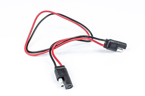 Sierra International WH10300 2-Wire 16 Gauge Flat Connector with 2-Plugs & E301120 Ready Wired, 12"