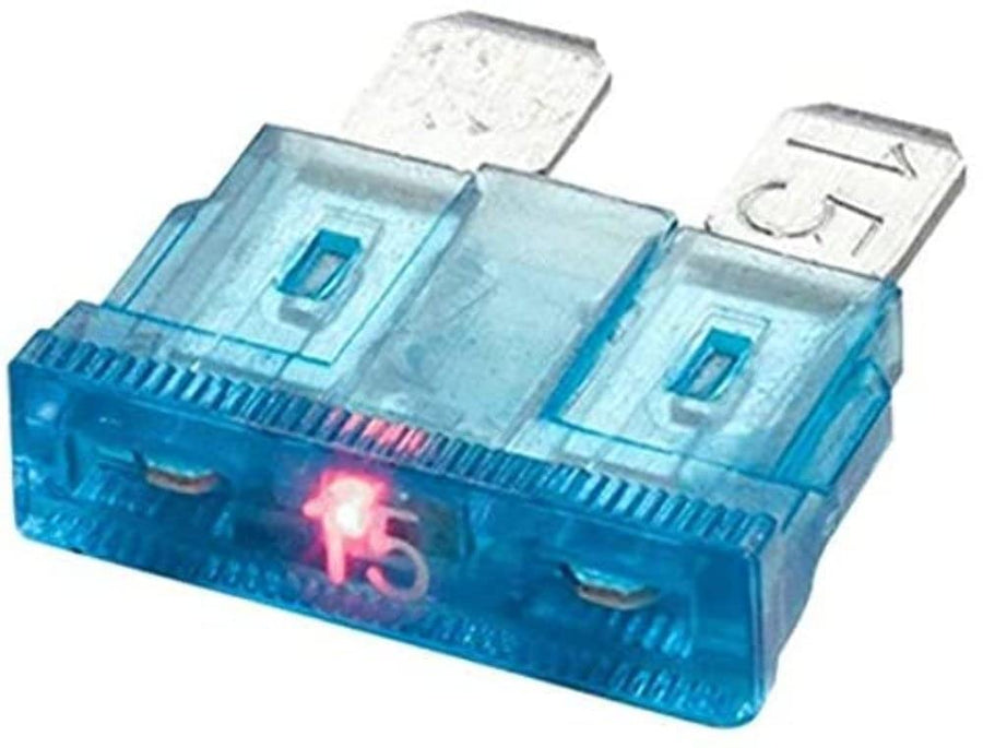 Install Bay Auto Blade Regular Fuse with Indicating Led - 15 Amp