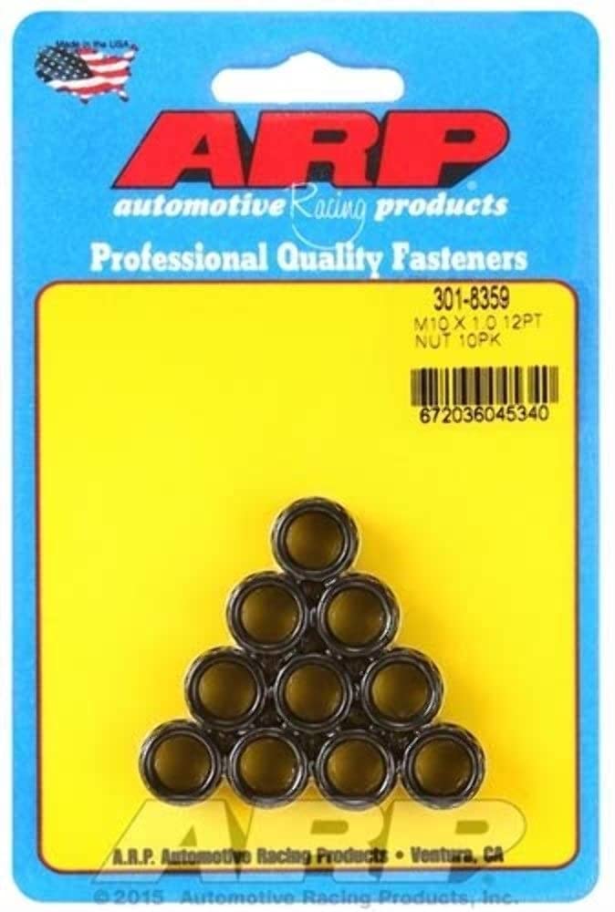 301-8359 ARP Nut Kit (M10 X 1.00 12pt nut)