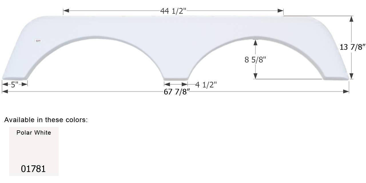 Fender Skirt ICON, Tandem, KZ, FS1781, Polar White