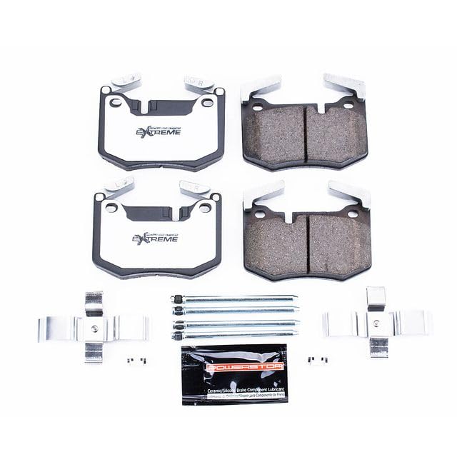 Power Stop Z26 Rear Z26-1807 Carbon-Fiber Ceramic Brake Pads For Lexus GS F 2016-2020, Lexus RC F 2015-2020 [Model Specific]