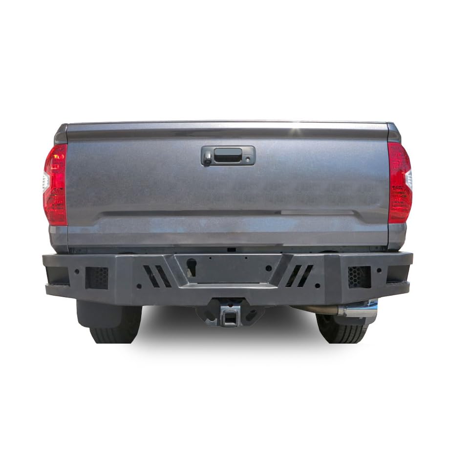 Super Heavy Duty Black Horse Armour Rear Bumper Matte Black Compatible with 2014-2021 Toyota Tundra-ARB-TU14
