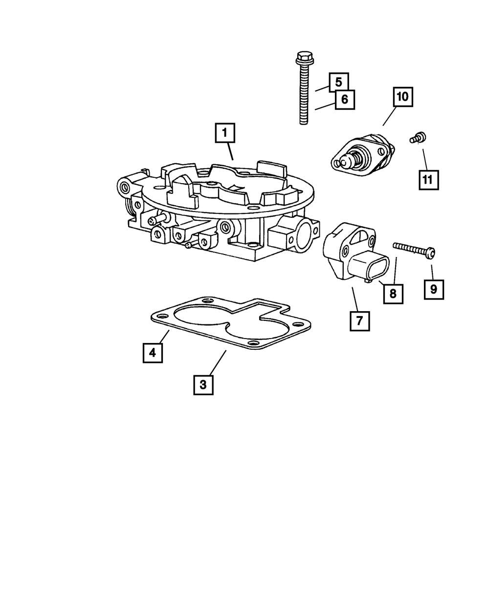 Fuel Injection MOPAR 4874373AB Idle Air Control Valve