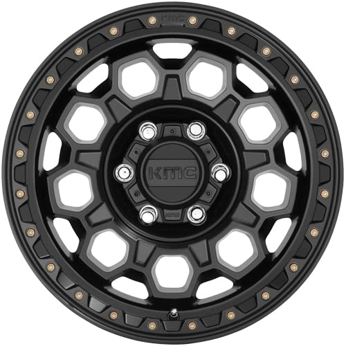 KMC Wheels 17X8 TREK 5X4.256 38mm SATIN BLACK - KM54578045738