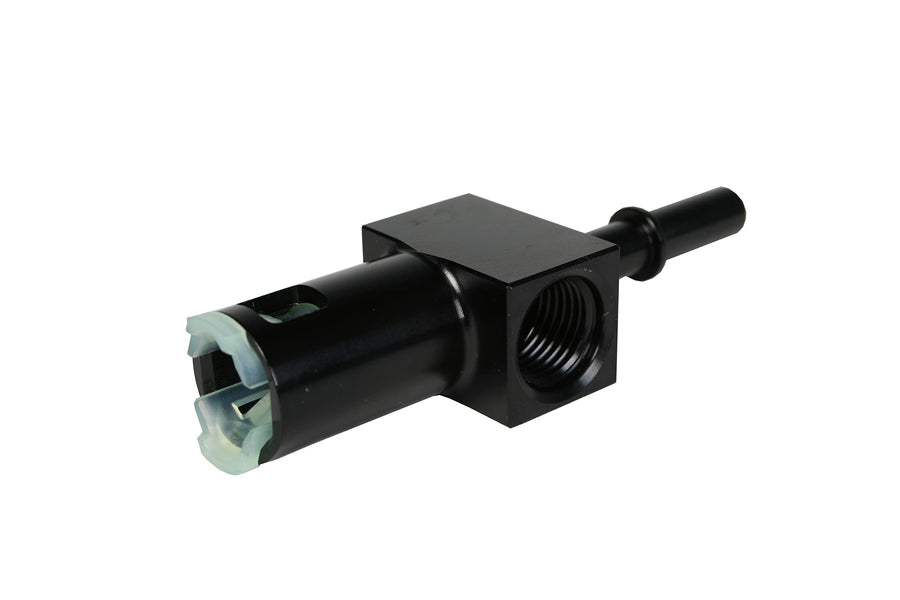 5/16'' Quick Connect Aeromotive 15120 with AN-06 port and 1/8'' gauge port