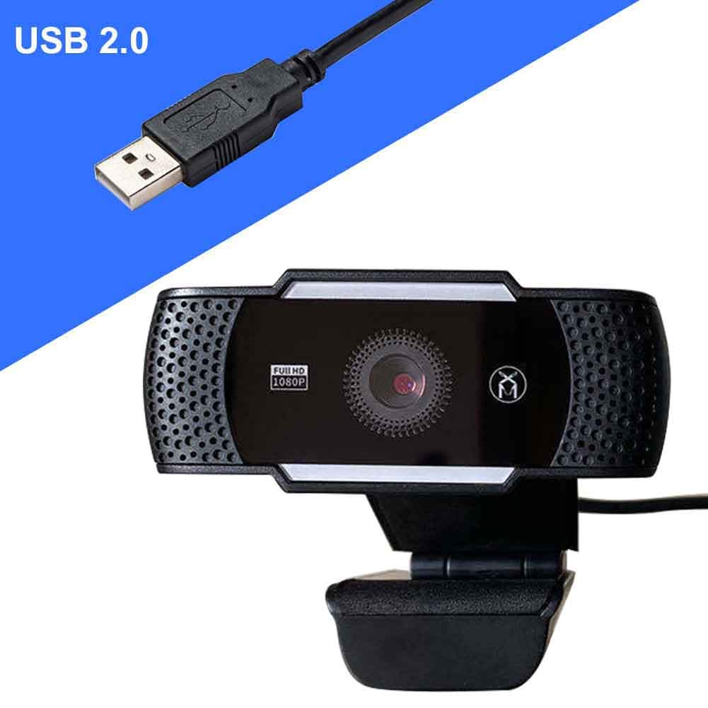 HD Webcam Hongwen with Microphone, 1080P PC Laptop Desktop USB Webcams Streaming Computer Camera for Video Calling Recording Conferencing Gaming Web Camera