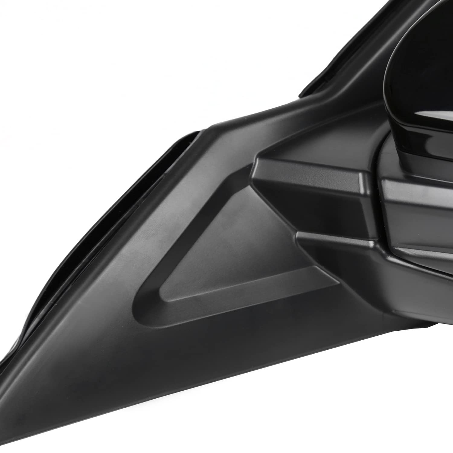 5-Pin Power Heated Fold Black Spec-D Tuning Left Driver Side Mirror Compatible with 2016-2018 Honda Civic