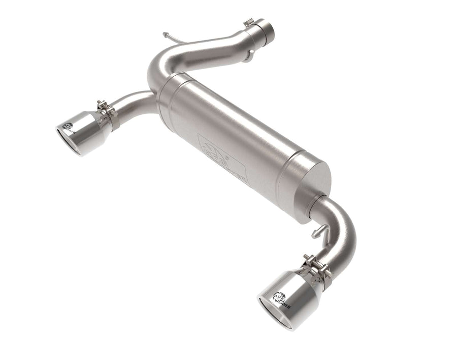Vulcan Series AFe 49-33137-P 304 SS Axle-Back Exhaust System With Split Rear Exit