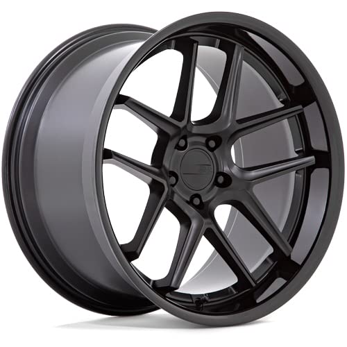 AR942 BISHOP American Racing 20X11 5X115 6.87 22mm MATTE BLACK WITH GLOSS BLACK LIP - AR942MB20111522