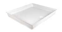 Shower Pan Assembly Icon 15962 SP100-PW, Center Drain