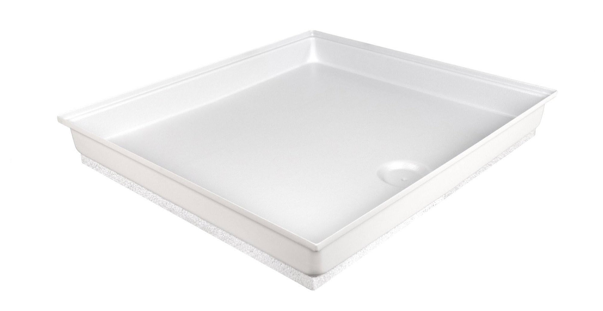 Shower Pan Assembly Icon 15962 SP100-PW, Center Drain