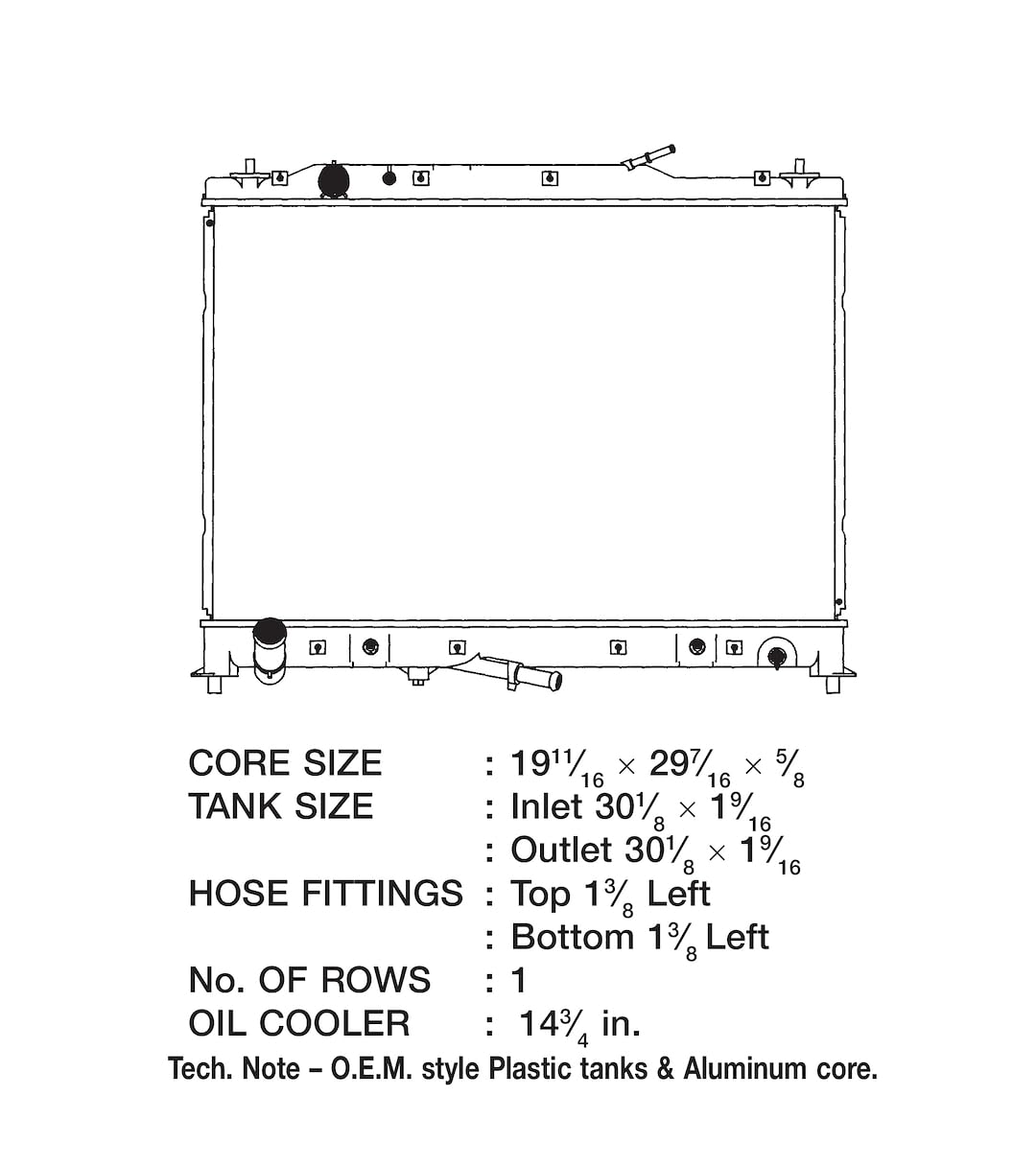 Radiator CSF 3344